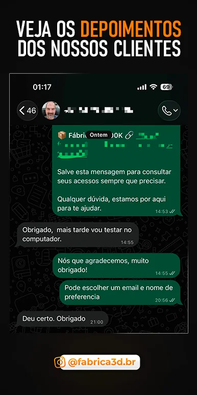 Depoimento de cliente 1